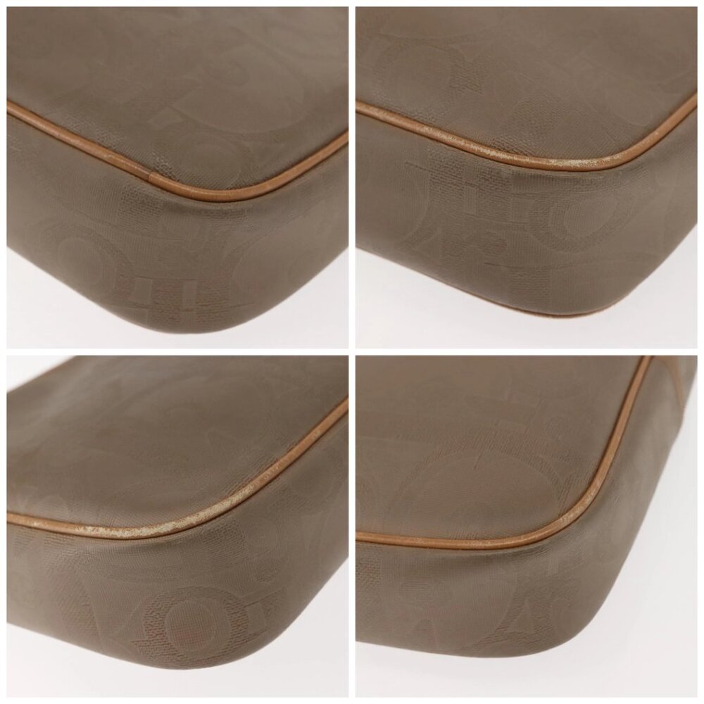 Christian Dior Trotter Canvas Shoulder Bag Beige Gold Auth ep11416 - Picture 14 of 16